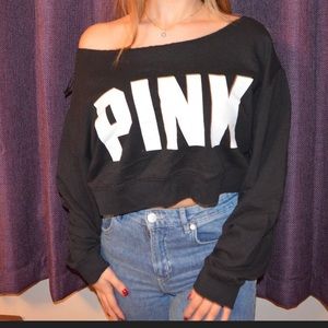 PINK/Victoria Secret cropped sweater